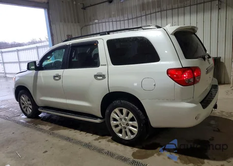 2011 Toyota Sequoia Platinum from USA, damaged, VIN 5TDDY5G16BS051976
